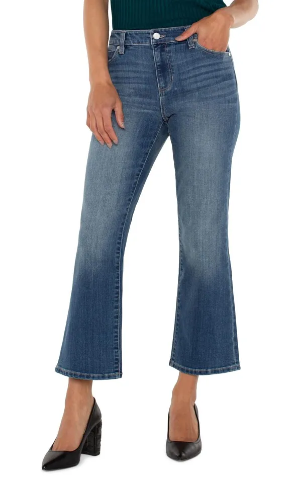 Liverpool Los Angeles Jeans HANNAH CROP FLARE 8211 ECO Forest Hills 8211 Womens