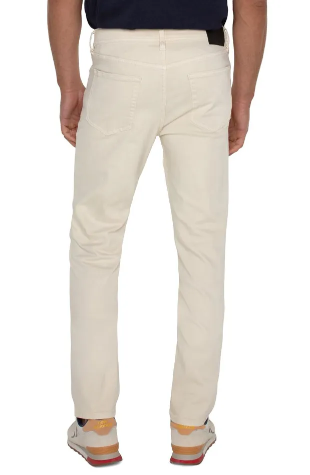 Liverpool Los Angeles Jeans KINGSTON MODERN STRAIGHT COLORED DENIM Ecru 8211 Mens