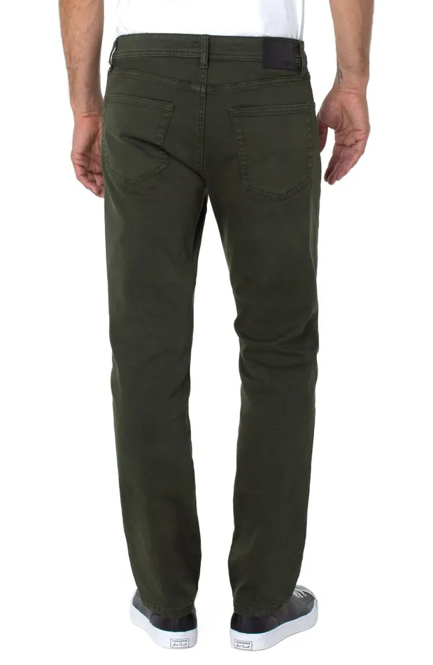 Liverpool Los Angeles Jeans REGENT RELAXED STRAIGHT COLORED DENIM Pine Grove 8211 Mens