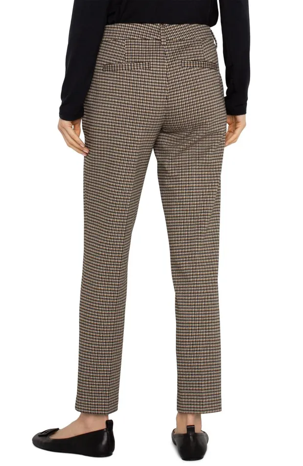 Liverpool Los Angeles Pants KELSEY KNIT TROUSER Black Tan Check 8211 Womens