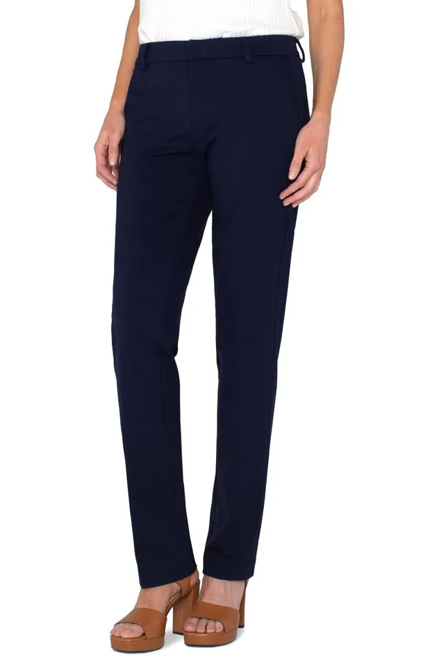 Liverpool Los Angeles Pants KELSEY KNIT TROUSER SUPER STRETCH 8211 TALL Cadet Blue 8211 Womens
