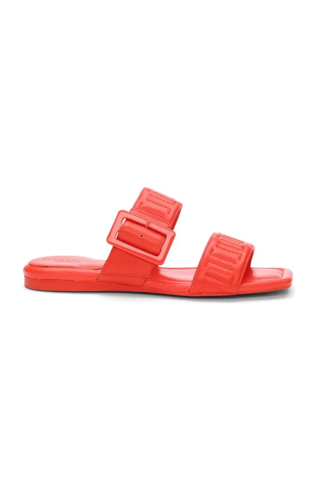 Liverpool Los Angeles Sandals DOWNTOWN LOGO STITCH SANDAL Coral 8211 Womens