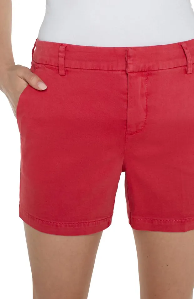 Liverpool Los Angeles Shorts KELSEY TROUSER SHORT Berry Blossom 8211 Womens