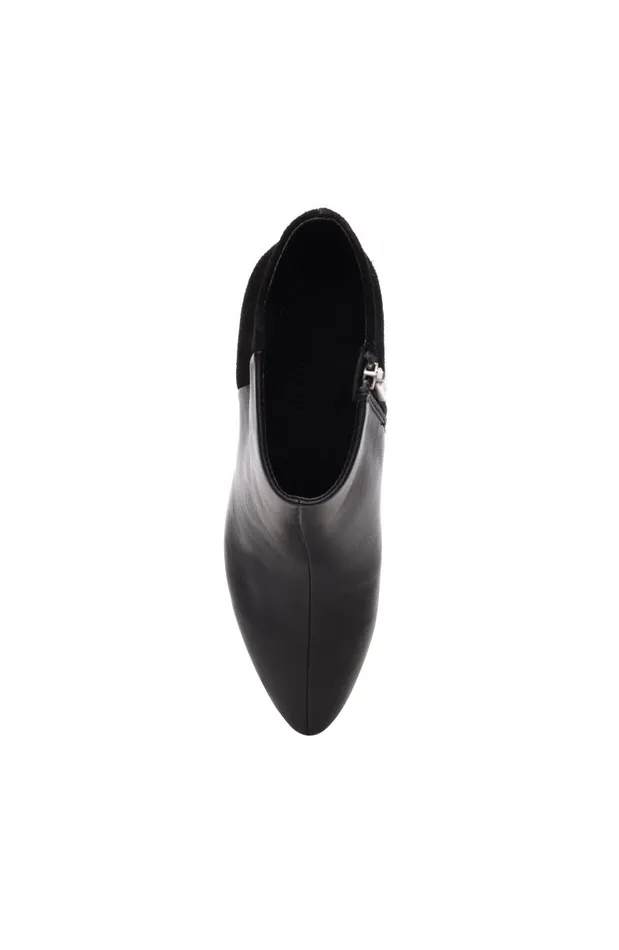 Liverpool Los Angeles Wedges and Espadrilles LAX BOOTIE WITH CHOP OUT WEDGE Black 8211 Womens