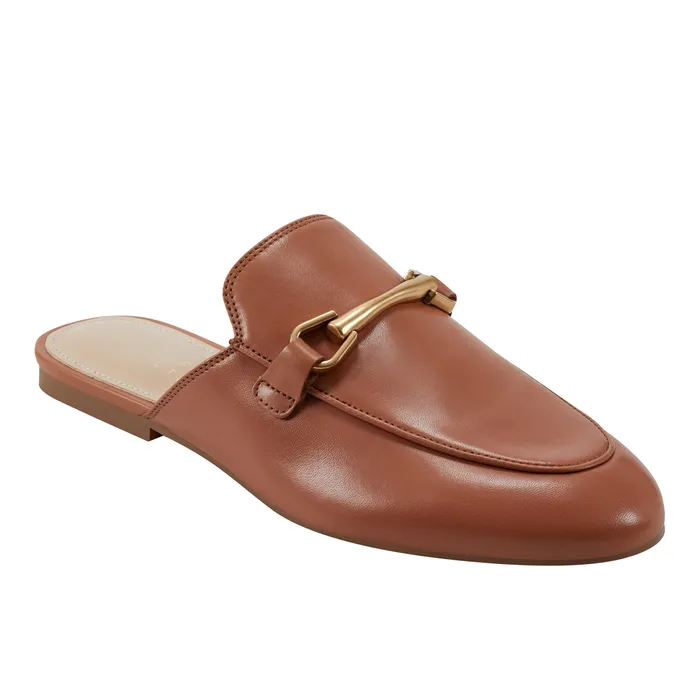 Loafers and Flats Butler Loafer Mule Brown Leather 8211 Marc Fisher Women