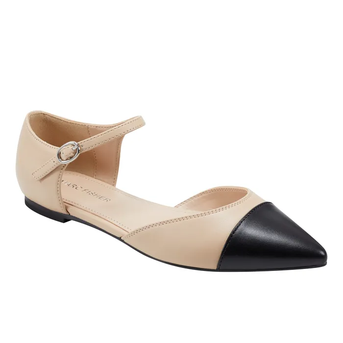 Loafers and Flats Elesia D039Orsay Flat Natural 8211 Marc Fisher Women