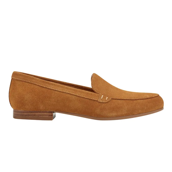 Loafers and Flats Marc Fisher Women Docida Loafer Brown Suede