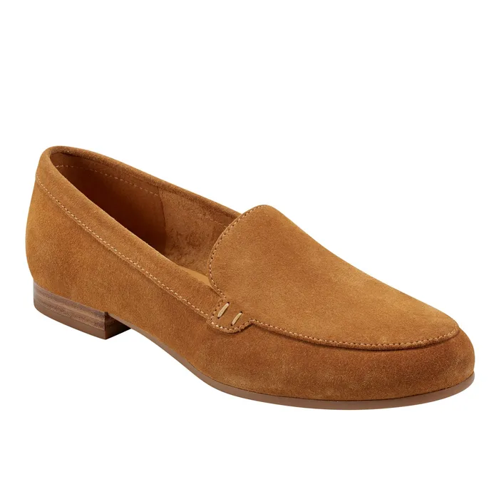 Loafers and Flats Marc Fisher Women Docida Loafer Brown Suede