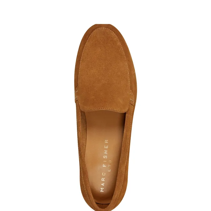 Loafers and Flats Marc Fisher Women Docida Loafer Brown Suede
