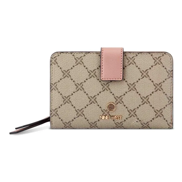 Lockup 9S French Wallet Beigelogodusk Women Nine West Clutches and Wallets