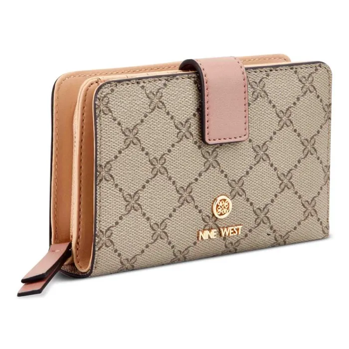 Lockup 9S French Wallet Beigelogodusk Women Nine West Clutches and Wallets Lockup 9S French Wallet Beigelogodusk Women Nine West Clutches and Wallets