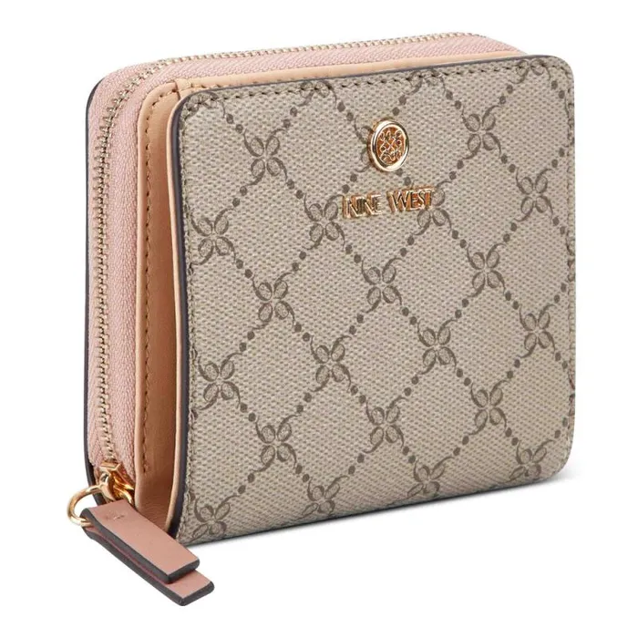 Lockup 9S Small Zip Wallet Beigelogodusk Women Nine West Clutches and Wallets Lockup 9S Small Zip Wallet Beigelogodusk Women Nine West Clutches and Wallets