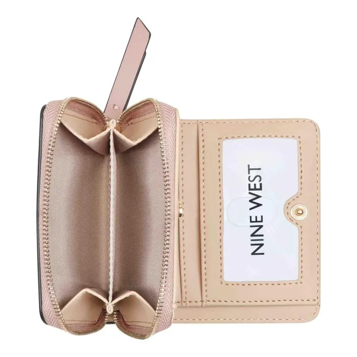 Lockup 9S Small Zip Wallet Beigelogodusk Women Nine West Clutches and Wallets Lockup 9S Small Zip Wallet Beigelogodusk Women Nine West Clutches and Wallets