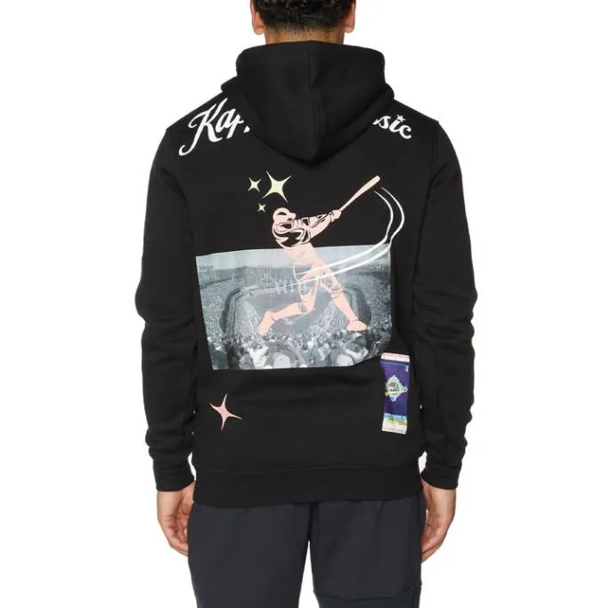 Logo Dullie Hoodie 8211 Jet Black Jet Black Men Kappa Hoodies and Sweatshirts