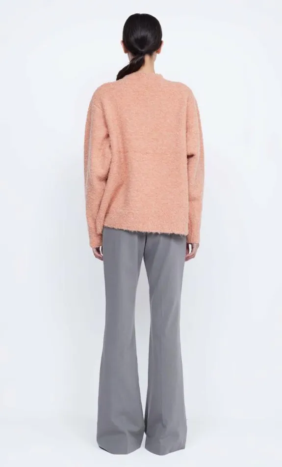 Long Sleeve Shop Bec Bridge Brice Knit Jumper Peach