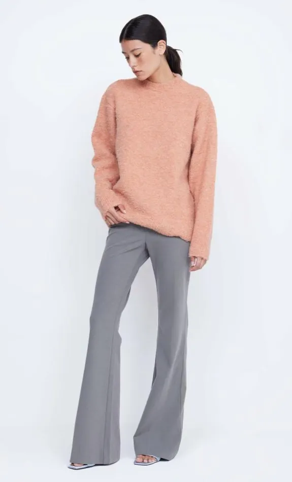 Long Sleeve Shop Bec Bridge Brice Knit Jumper Peach