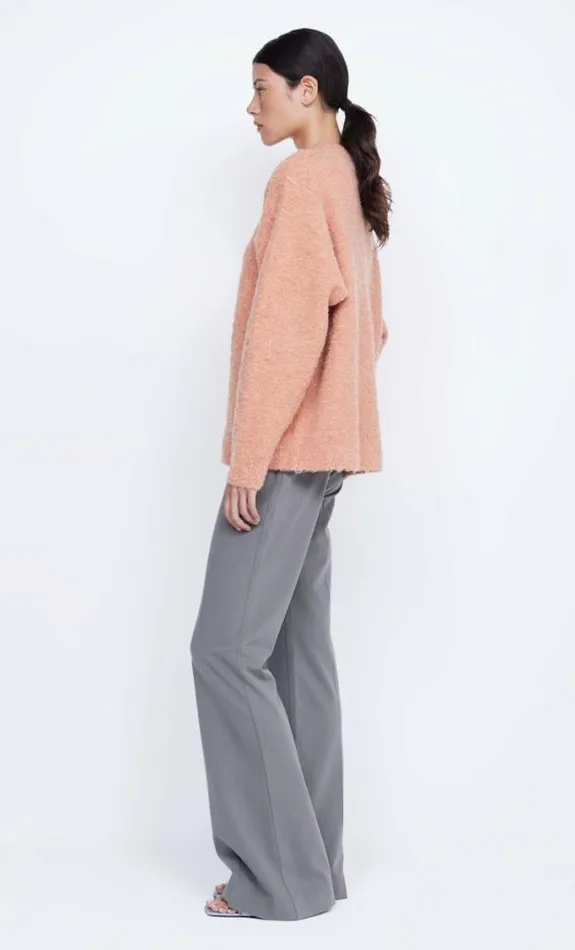 Long Sleeve Shop Bec Bridge Brice Knit Jumper Peach