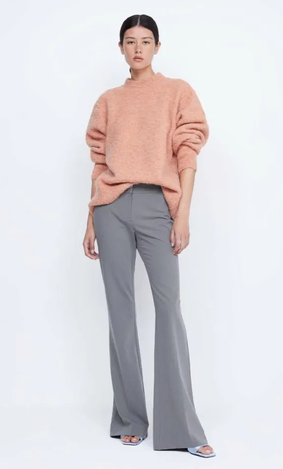Long Sleeve Shop Bec Bridge Brice Knit Jumper Peach