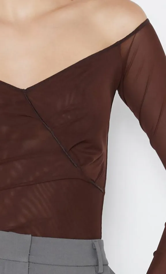 Long Sleeve Shop Bec Bridge Isadora Long Sleeve Top Chocolateblack