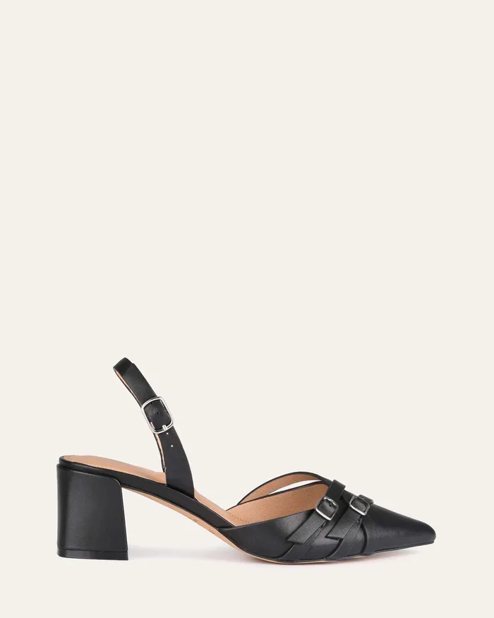 LOW HEELS Coby low heels black leather jomercer Women