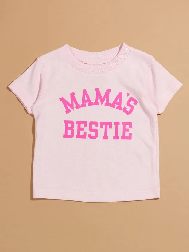 Mamas Bestie Graphic Tee Pink Girl Altar039d State Tops Mamas Bestie Graphic Tee Pink Girl Altar039d State Tops