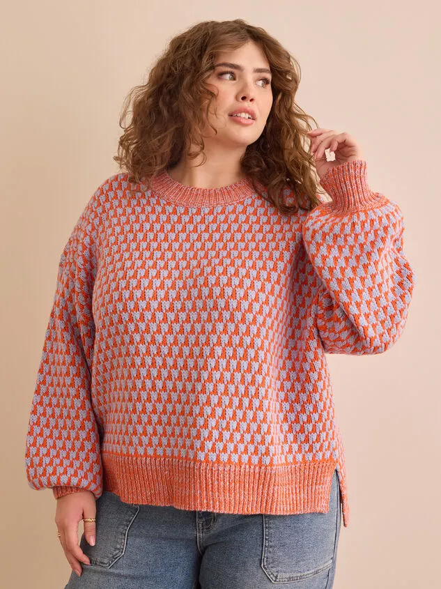 Mandy Two Toned Oversized Sweater Orangemulti Women Altar039d State Sweaters Cardigans Mandy Two Toned Oversized Sweater Orangemulti Women Altar039d State Sweaters Cardigans