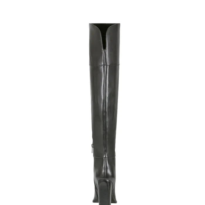 Marc Fisher OTK Boots Women Lasli Over the Knee Boot Black Leather