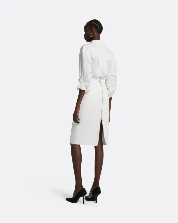 Marta Ivory Skirt Ivory Skirts Safiyaa Women