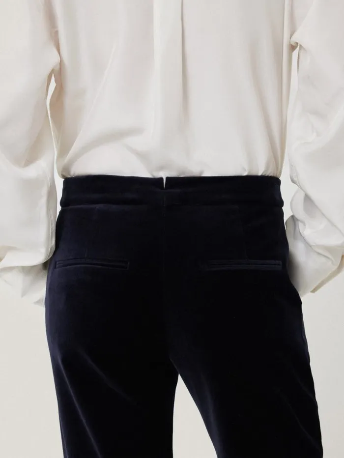 Mason Velvet Trouser Navy Women Jigsaw Trousers