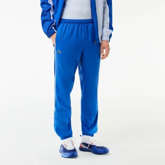 Matching Sets Men Lacoste Men039s Colorblock Tennis Sweatsuit Blue Light Blue Isy