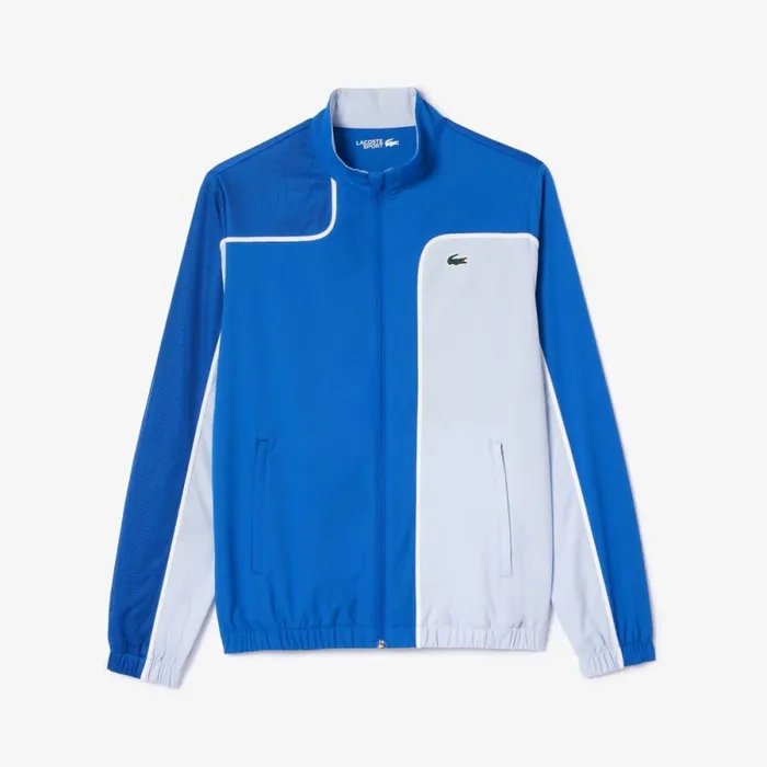 Matching Sets Men Lacoste Men039s Colorblock Tennis Sweatsuit Blue Light Blue Isy