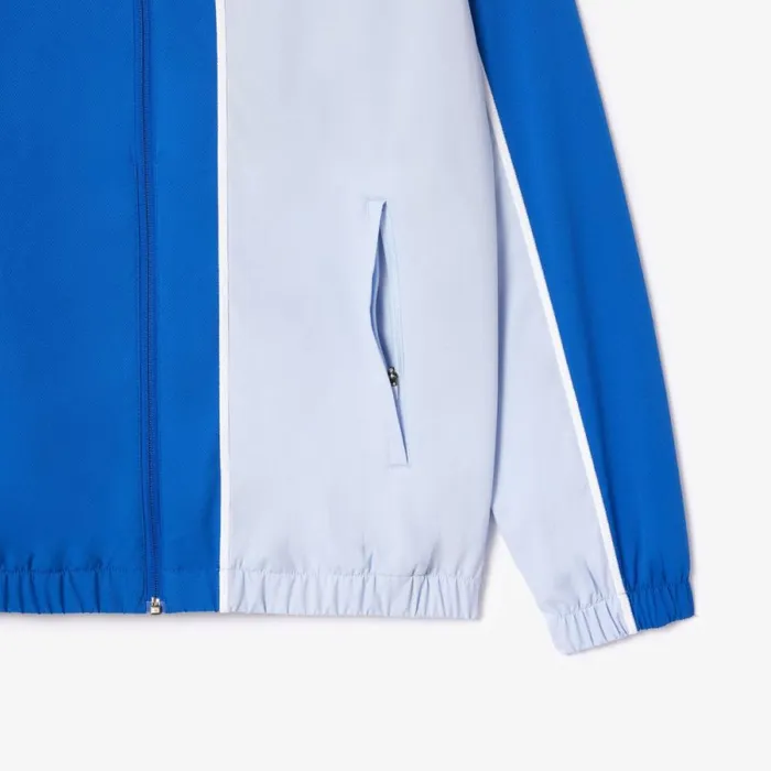 Matching Sets Men Lacoste Men039s Colorblock Tennis Sweatsuit Blue Light Blue Isy