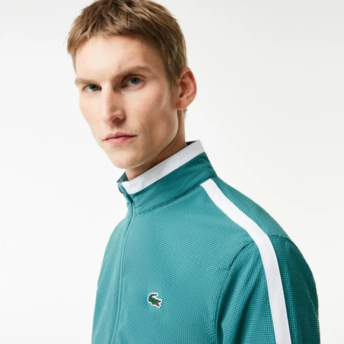 Matching Sets Men Lacoste Men039s Lacoste Sport X Novak Djokovic Sweatsuit Hydro Blue Iy4