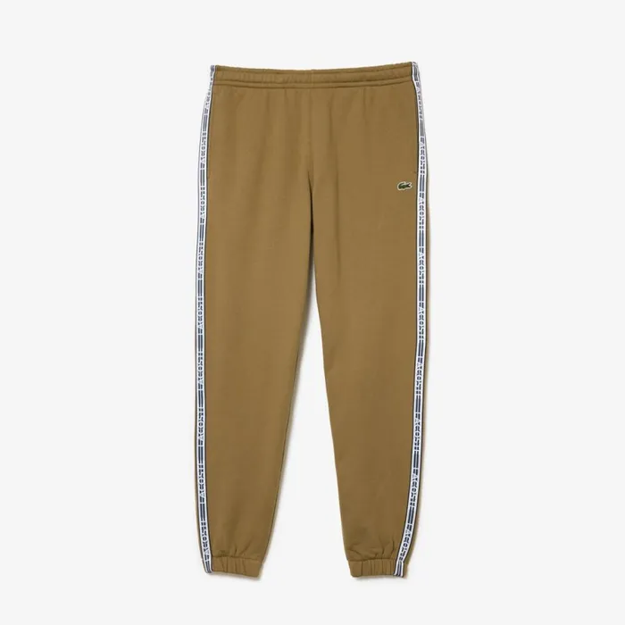 Matching Sets Men Lacoste Mens Logo Stripe Joggers Brown Six
