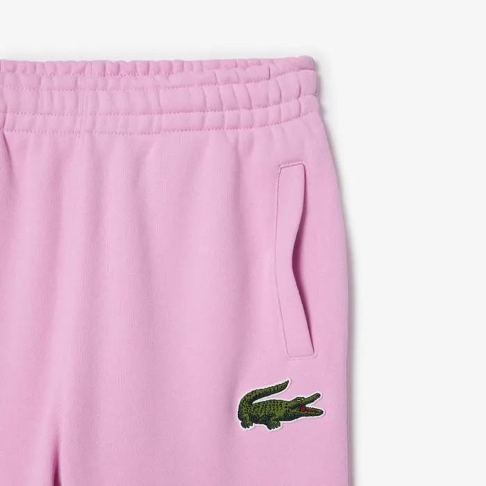 Matching Sets WomenMen Lacoste Unisex Organic Cotton Fleece Sweatpants Pink Ixv