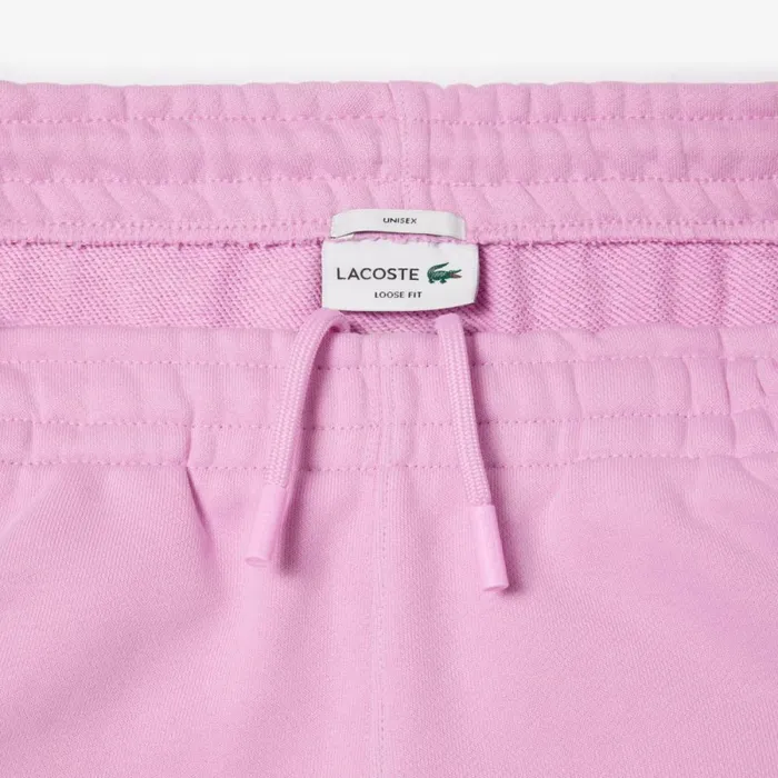 Matching Sets WomenMen Lacoste Unisex Organic Cotton Fleece Sweatpants Pink Ixv
