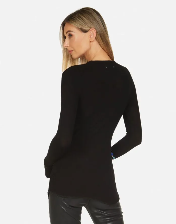 McKinley Chain Evil Eye Black Women Lauren Moshi Long Sleeve