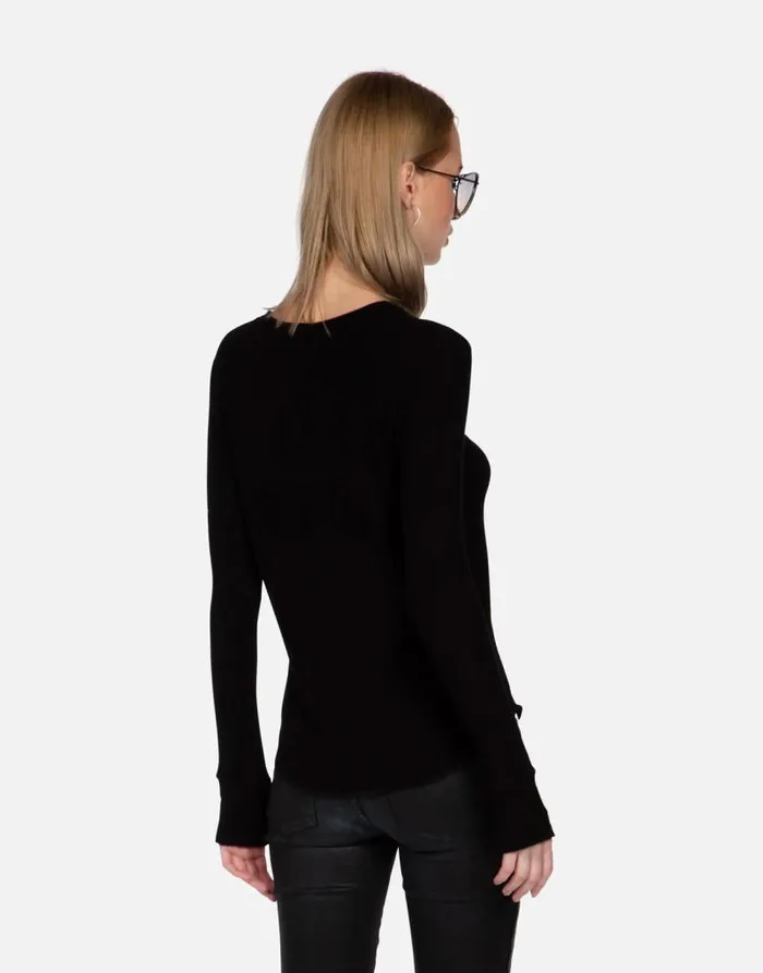 McKinley X Crystal Electric Star Eye Black Women Lauren Moshi Long Sleeve
