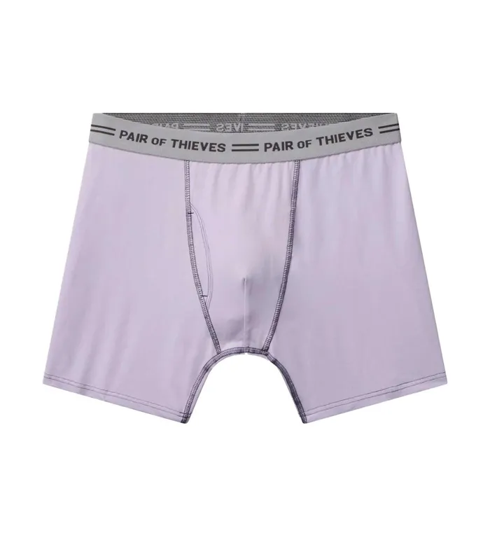Men 4 Way Stetch Every Day Kit Cotton Stretch Boxer Briefs Dusty Lavender Underwear 4 Pack Pair Of Thieves Boxer Briefs