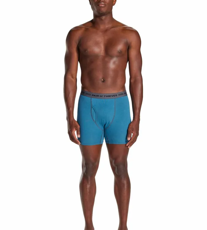 Men 4 Way Stetch Every Day Kit Cotton Stretch Boxer Briefs Navy Underwear 3 Pack Pair Of Thieves Boxer Briefs