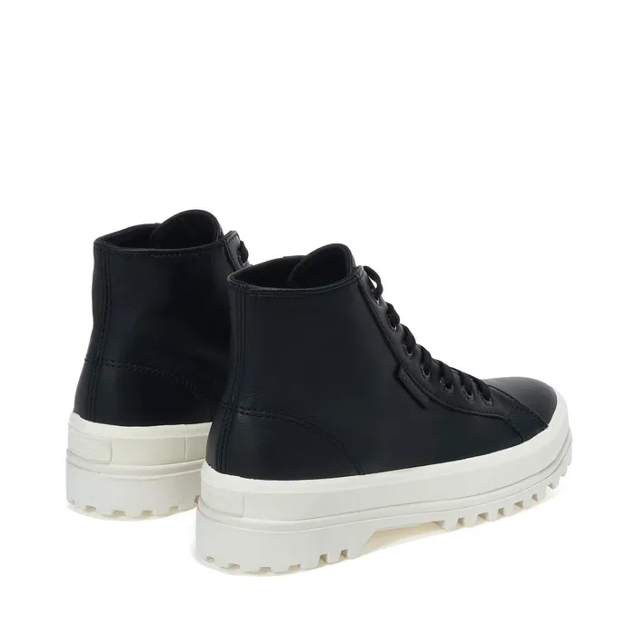 Men Ankle Boots Unisex 2341 ALPINA NAPPA Laced BLACKF AVORIO Superga Ankle Boots