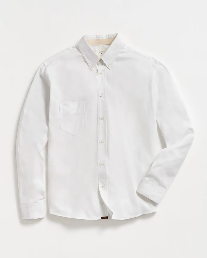 Men Arnie Oxford Shirt Light Grey Billy Reid Shirting