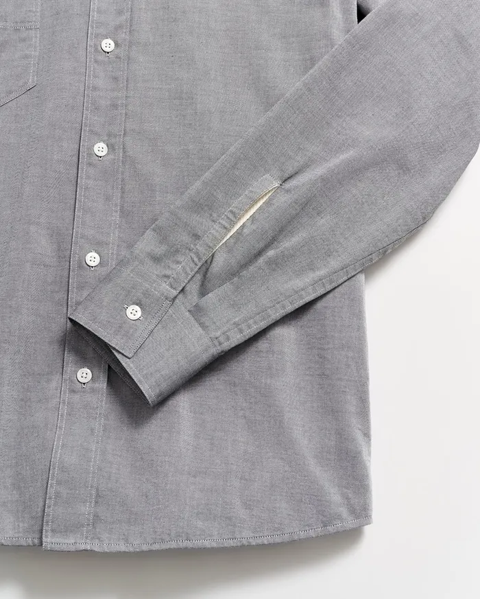 Men Arnie Oxford Shirt Light Grey Billy Reid Shirting