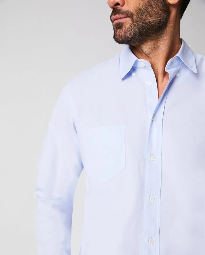 Men Arnie Oxford Shirt Light Grey Billy Reid Shirting