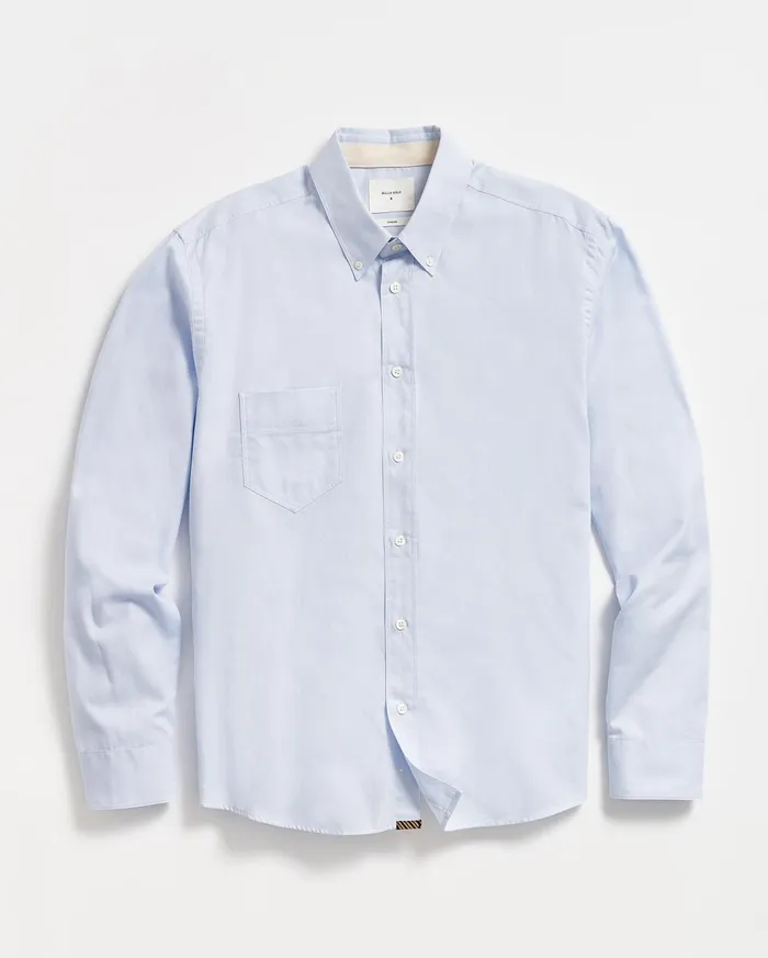 Men Arnie Oxford Shirt Light Grey Billy Reid Shirting