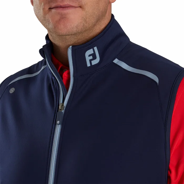 Men Base MidLayers FootJoy ThermoSeries Fleece Back Vest 8211 FJ Tour Collar