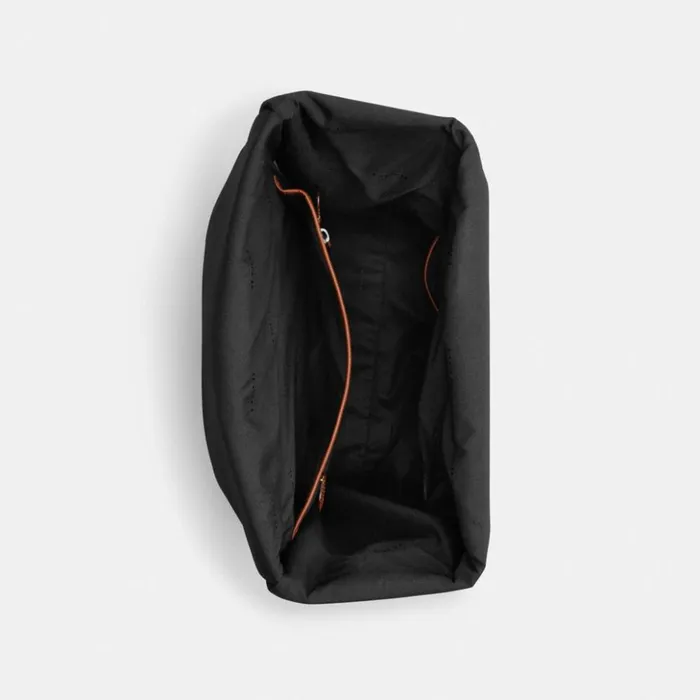 Men Beck Roll Top Backpack Black Coach Backpacks