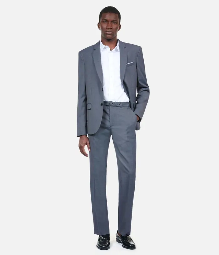 Men Blazers and Suits THE KOOPLES Blue Wool Suit Trousers