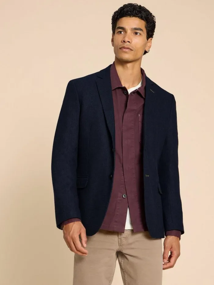 Men BLAZERS White Stuff Heath Regular Fit Blazer Dark Navy