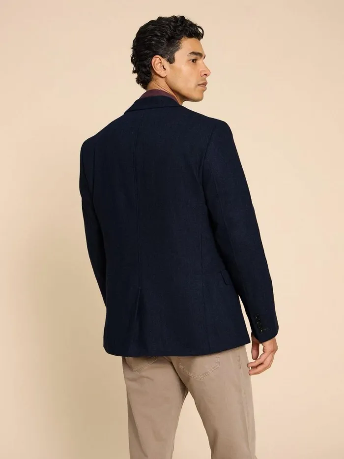Men BLAZERS White Stuff Heath Regular Fit Blazer Dark Navy Men BLAZERS White Stuff Heath Regular Fit Blazer Dark Navy